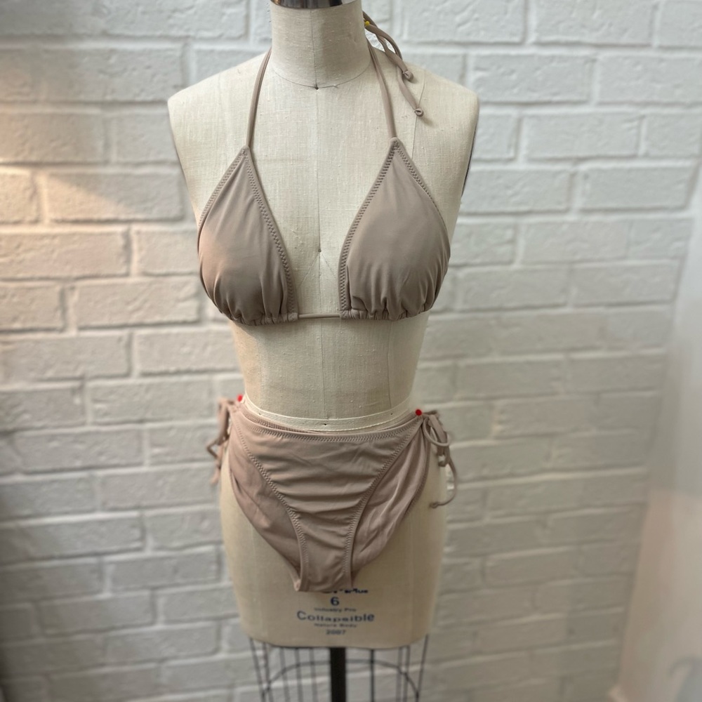 Forever21 nude string bikini size large